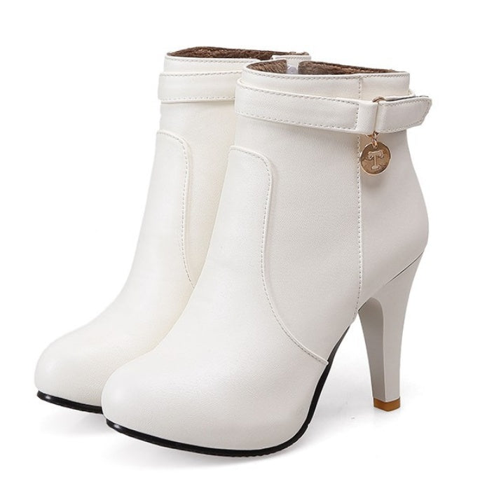 Elevated Edge Martin Boots – Thick Heel Edition