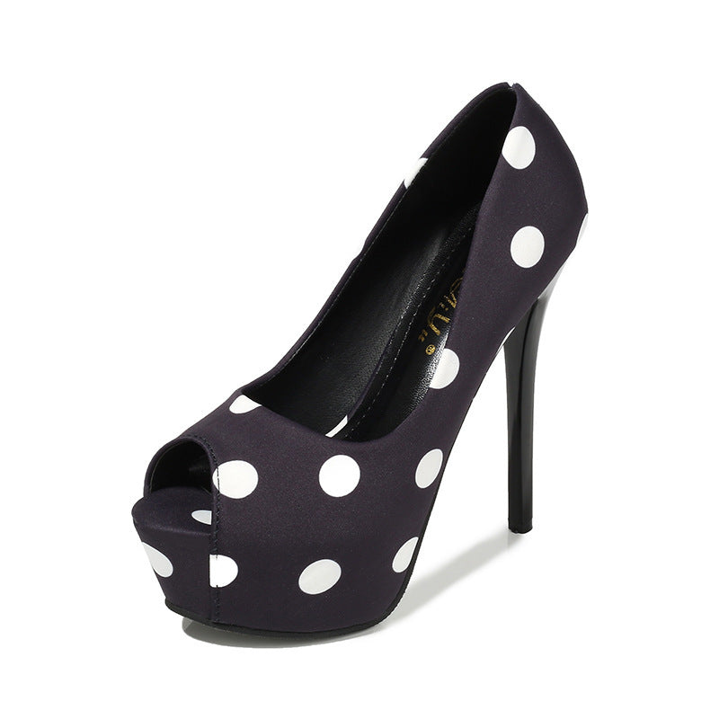 Belle Peep-Toe Matte Heels – Soft, Sweet & Timeless