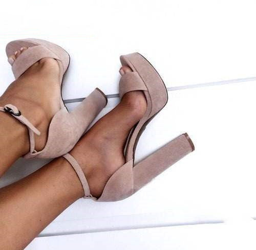 Sunset Stride Chunky Heel Sandals – Summer Comfort, Elevated