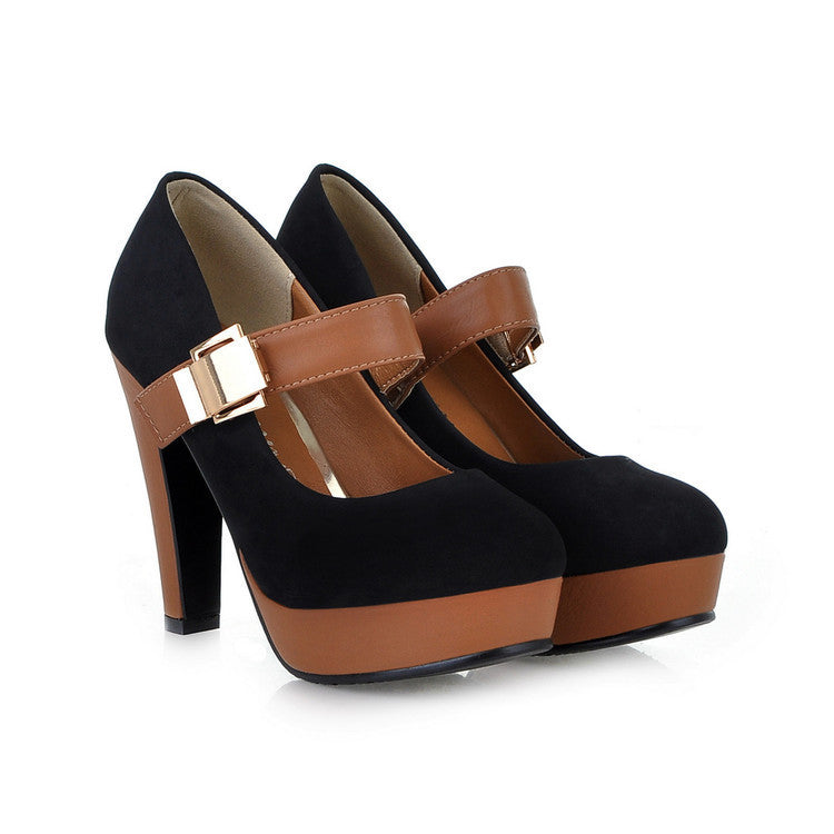 PowerGrip Waterproof Velcro Platform Heels – Bold Height with All-Day Support