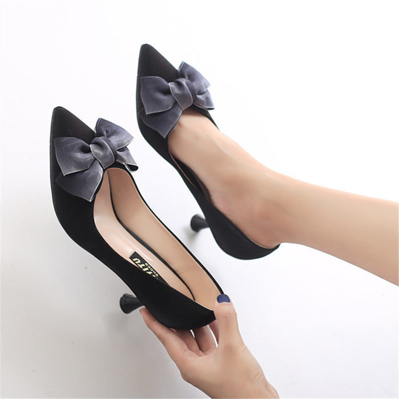 Sleek Shallow Mouth Pointed High Heels