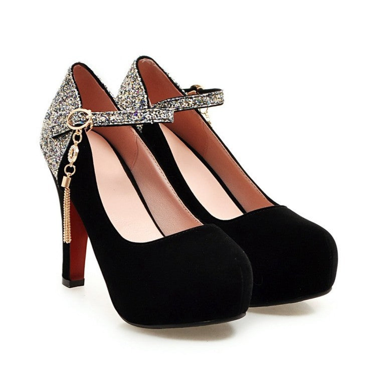 Vera Velvet Sequin Heels – Bold Glamour in Every Step