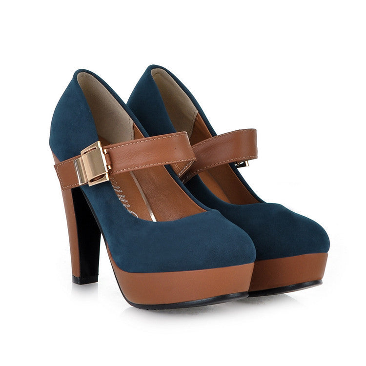 PowerGrip Waterproof Velcro Platform Heels – Bold Height with All-Day Support