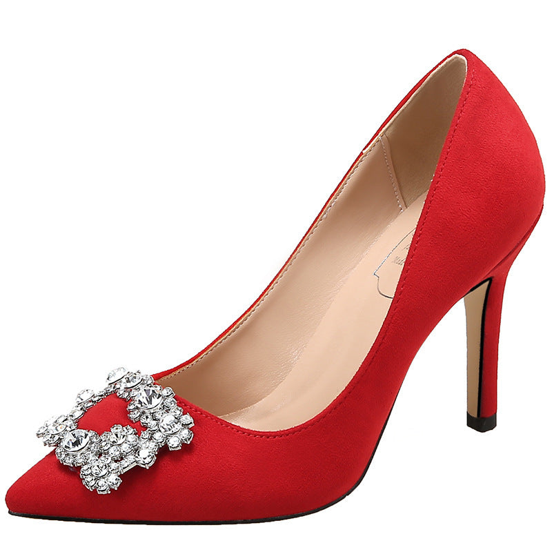 Étoile Rhinestone Stiletto Heels – French-Inspired Elegance