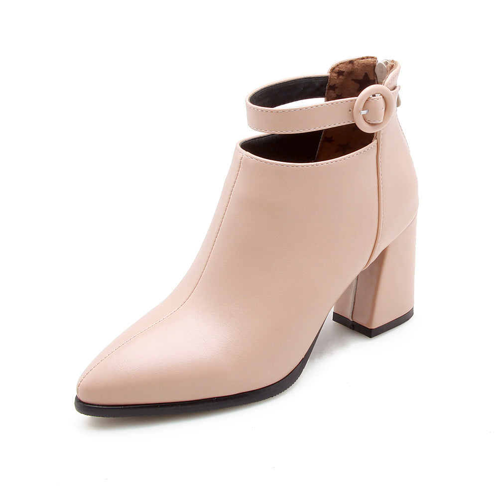 Belt Buckle Knight High Heels – Bold Straps, Fierce Strides