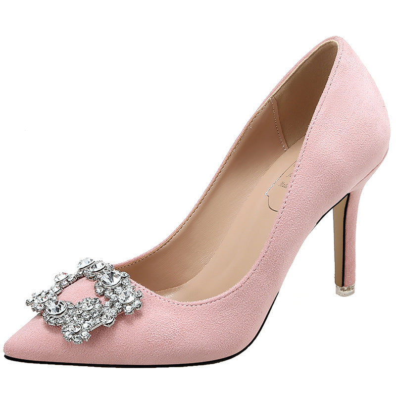 Étoile Rhinestone Stiletto Heels – French-Inspired Elegance