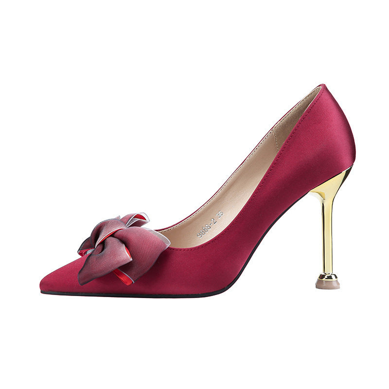 Viva Bow Stiletto Heels – Bold, Beautiful, Elevated