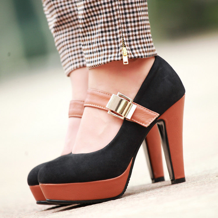 PowerGrip Waterproof Velcro Platform Heels – Bold Height with All-Day Support
