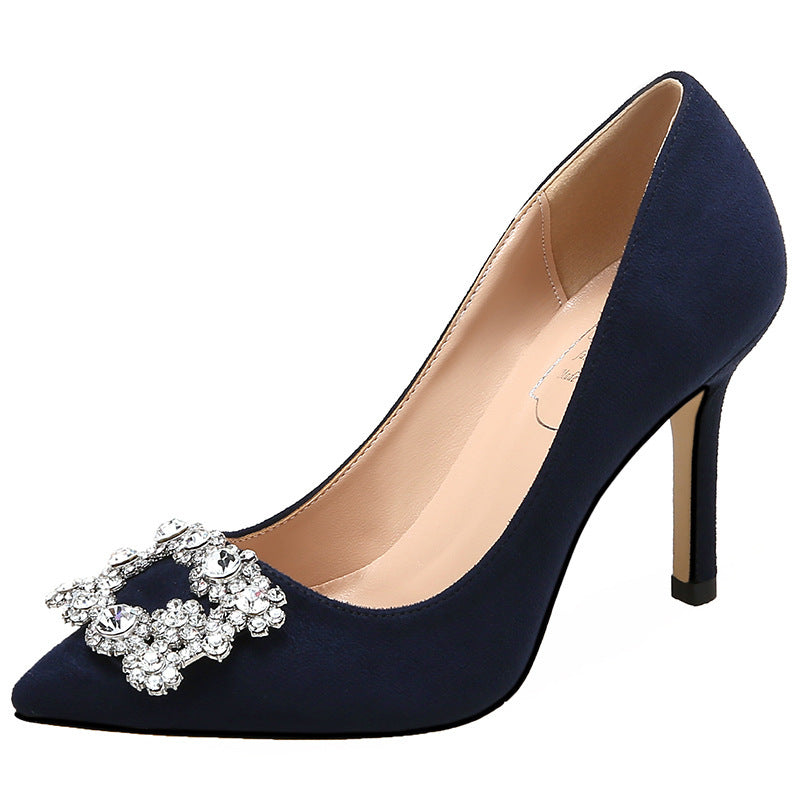 Étoile Rhinestone Stiletto Heels – French-Inspired Elegance