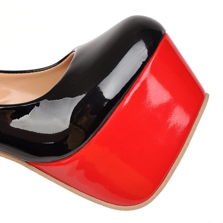 Elevate Stiletto Platform Heels – Classic Red & Black