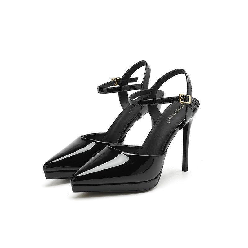 Elevé Pointed Platform Heels – Sleek & Waterproof