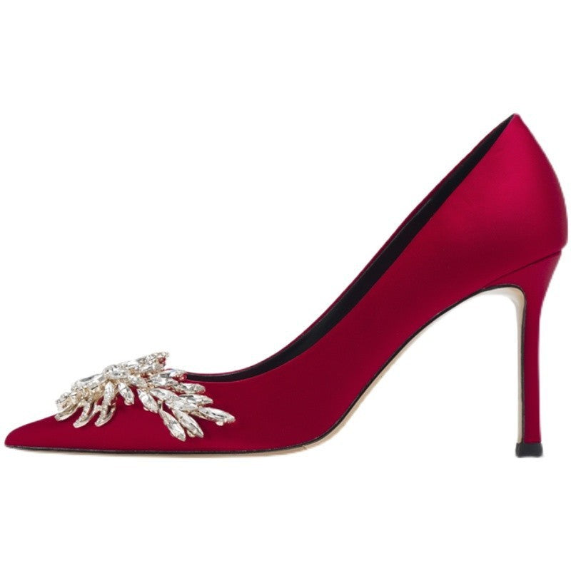 Amara Rhinestone Wedding Heels – Elegant, Elevated, Timeless